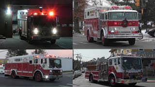 Old Fire Trucks Responding Compilation 2025!