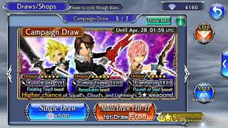 DFFOO: Spring Hunt Gear Draw All Four Banners