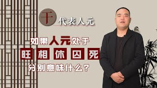 干代表什么？如果人元处于旺、相、休、囚、死，分别意味什么？