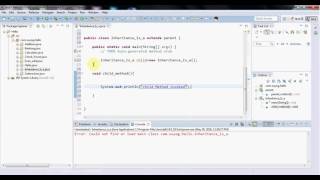 Inheritance IS-A Relationship example in java in eclipse