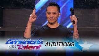 Demian Aditya: Escape Artist Risks His Life During AGT Audition - America's Got Talent 2017