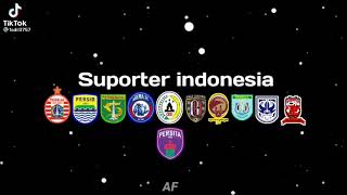 suporter Indonesia dan suporter luar negeri