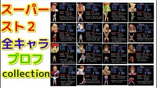 【SFC版】スーパースト２『全キャラクター プロフィールcollection』