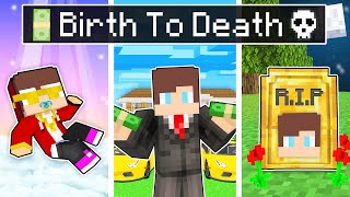 Maizen's BIRTH to DEATH of RICH - Funny Story in Minecraft! (JJ and Mikey TV)