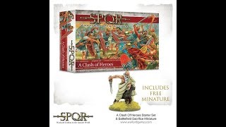 SPQR Unboxing with XTRG 'Part 3' Ad hock look at the Rule book