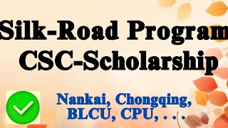 Silk Road Program Chinese Government Scholarship, #CSC, #bachelor, #msc, #phd #china #dallol_2RD