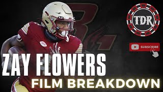 Film Breakdown: Zay Flowers (Can Flowers get first round draft capital?)