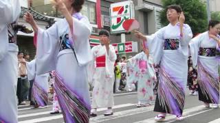 美しい日本の夏、「浦和まつり」 旧中山道会場 浦和おどり 工藤勘寿連