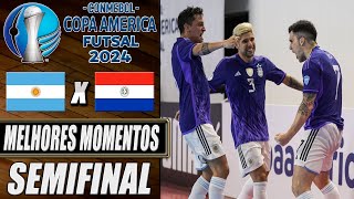 Argentina X Paraguai | SEMIFINAL | Copa América de Futsal 2024 (09/02/2024)