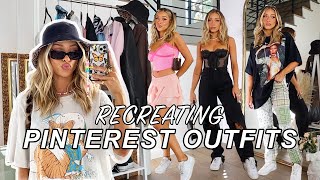 Recreating Trendy Spring Pinterest Outfits  | Delaney Childs