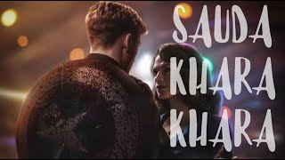 Avenger Sauda Khara Khara || Good Newwz ||sauda khara khara avengers song ||avengers song
