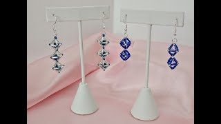 Easy & Simple Modern Geometric Crystal Cage Earrings