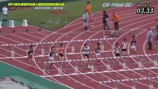 2017北信越インカレ 男子110mH予選～決勝