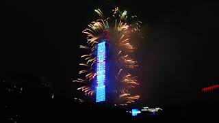 2018 台北101 カウントダウン花火 - 2018 New year Fireworks at TAIPEI101 /4K