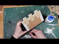 how to make castle walls from cardboard for d u0026d u0026 wargaming castle part one