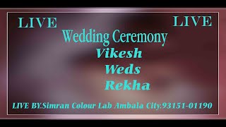 Live Wedding Ceremony  Vikesh Weds Rekha 20-11-2021 Live By Simran Colour Lab Amb.city