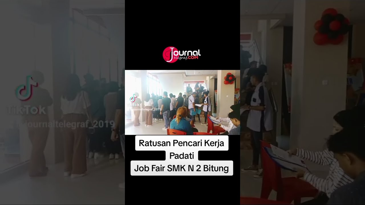 BERITA BITUNG : RATUSAN PENCARI KERJA PADATI JOB FAIR SMK NEGERI 2 ...