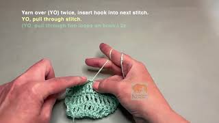 Left Hand Triple Crochet Decrease (tr dec)