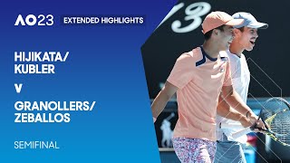 Hijikata/Kubler v Granollers/Zeballos Extended Highlights | Australian Open 2023 Semifinal