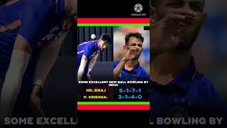 Md Siraj and P. Krishna bowling spell vs Zimbabwe in 2nd Odi match