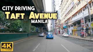 DRIVING DOWNTOWN Manila PHILIPPINES TAFT AVENUE