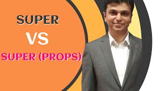 super() vs super(props) in react