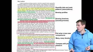 Eisenhardt's approach to multiple case study