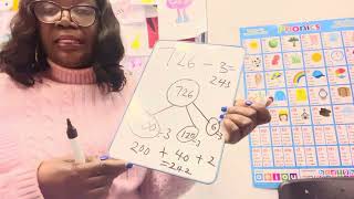 Year 3 & 4 Maths: Division Problem using partitioning method.