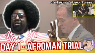 AFROMAN TRIAL - Let's Watch Day 1! Two Cops Suing Joseph Foreman Take the Stand