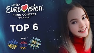 Junior Eurovision 2018 - Top 6 [So far]