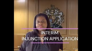 HOW TO APPLY FOR AN INTERIM INJUNCTION I CIVIL ADVOCACY