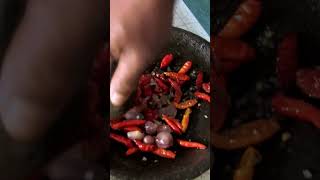 🥣TRADITIONAL SAMBAL🌶️ PREPARATION😋 in Bulukumba (South Sulawesi, Indonesia)