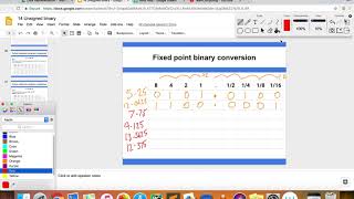 Data Representation - Fixed point binary conversion
