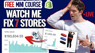 Lots of Traffic but No Sales? Watch me Fix LIVE Dropshipping Stores, Edit Facebook Ads & Google Ads
