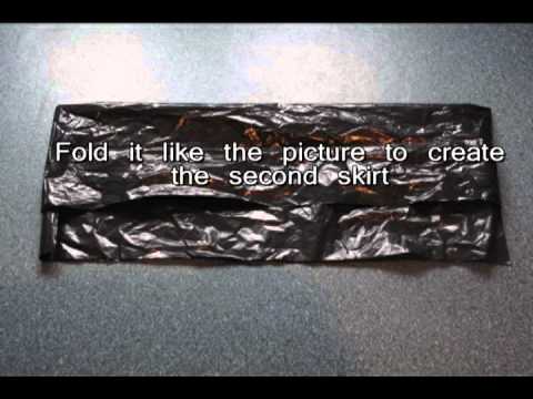 festival-skirt tutorial, easy plastic-skirt festival-skirt tutorial, easy plastic-skirt