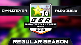 Dwhatever vs BES Paracusia | Regular Season | GSA SM64 70 Star League D1 Season 1