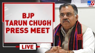 BJP Tarun Chugh Press Meet LIVE - TV9