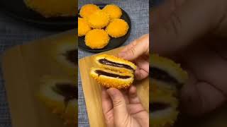 #chocolate bite 😋 |chocolate stuffed bread fry🔥| melting choco pie 🍩