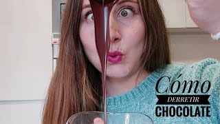 CÓMO FUNDIR CHOCOLATE FÁCIL Y RÁPIDO / @BILBAOCOOKING