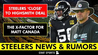 Steelers CLOSE To An Alex Highsmith Extension? + Matt Canada's X-Factor On Offense | Steelers Rumors