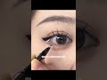 korean eyeliner tutorial 아이라이너 shorts makeup eyemakeuptutorial eyelinertutorial douyin koreanmakeup