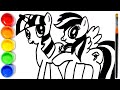 How to draw Rainbow Dash and Twilight Sparkle | How to draw My Little Pony