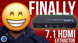 eARC 4K HDMI Audio Extractor (Forces DOLBY ATMOS Sound) FINALLY!