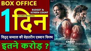 Crakk box office collection day 1, crakk 1st day collection, crakk budget, vidyut jamwal