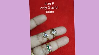 panchaloha || finger rings || 9 size ||  for order watsapp to 9948556092