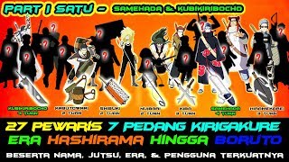 PART 1 MENGENAL 27 PEWARIS 7 PEDANG LEGENDA KIRIGAKURE DARI MASA HASHIRAMA HINGGA BORUTO