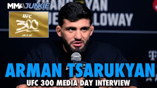 Arman Tsarukyan Clarifies Comments Toward Charles Oliveira, Says It's 'Not Personal'  | UFC 300