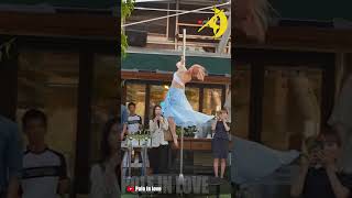 대한민국 최초 폴스포츠 세계 챔피언 정은지🇰🇷 #shorts #poledance #worldchampion #busking #거미 #정은지 #EunJiJeong