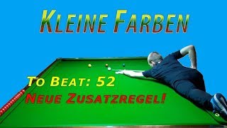 Snookertraining 13.02.2019 - Übung Kleine Farben