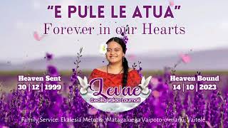 💙FINAL SERVICE...Leave Cecilia Vaiao Laumoli🕊